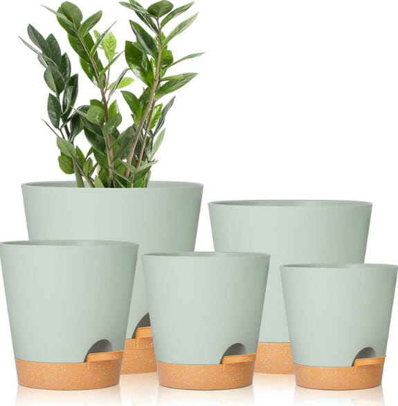 Indoor self-watering pots, indoor planter, flower pot