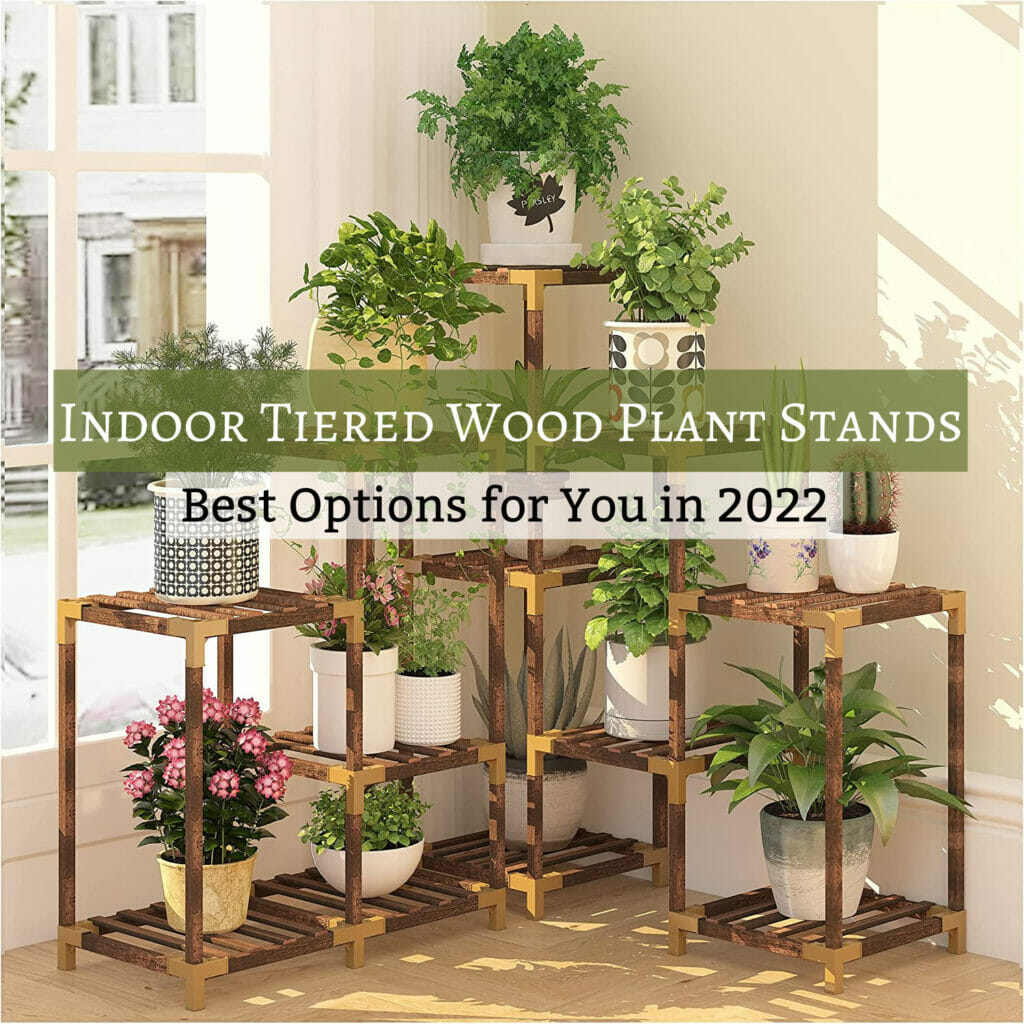 Tiered Wood Plant Stand, plant rack, plant stand, plant shelf